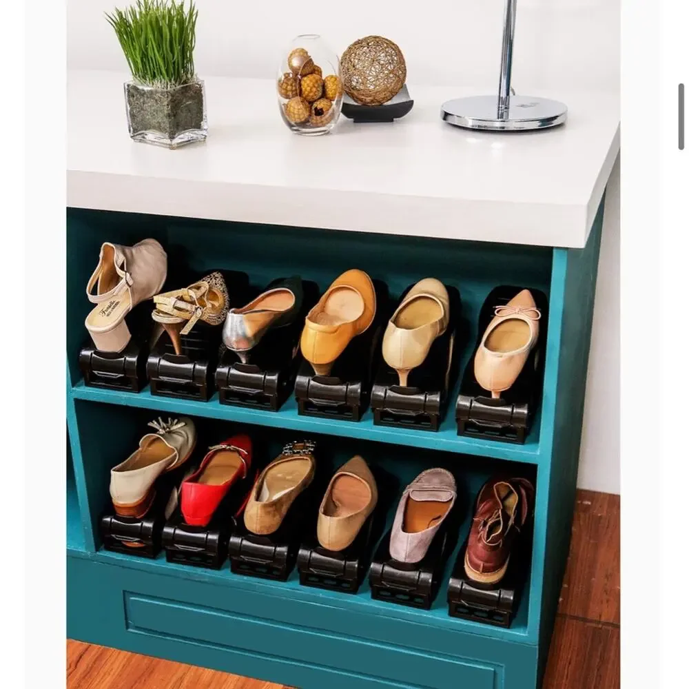 Shoe Slots Adjustable Shoe Organizer, 18 Piece
